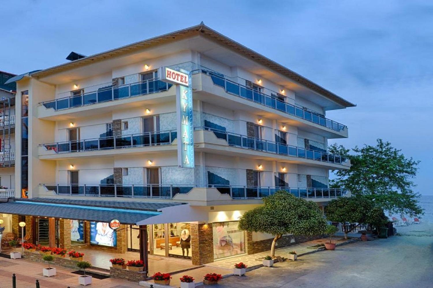 Kymata Hotel Paralia Katerinis Bagian luar foto